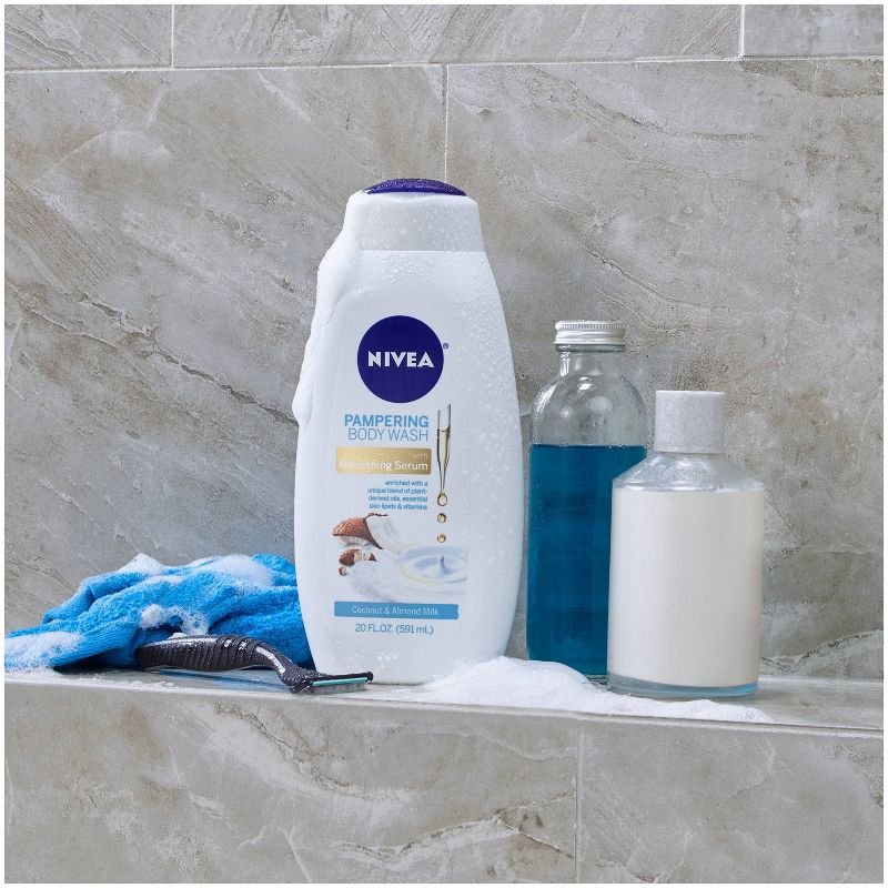 NIVEA Pampering Body Wash Coconut & Almond Milk - 20 fl oz