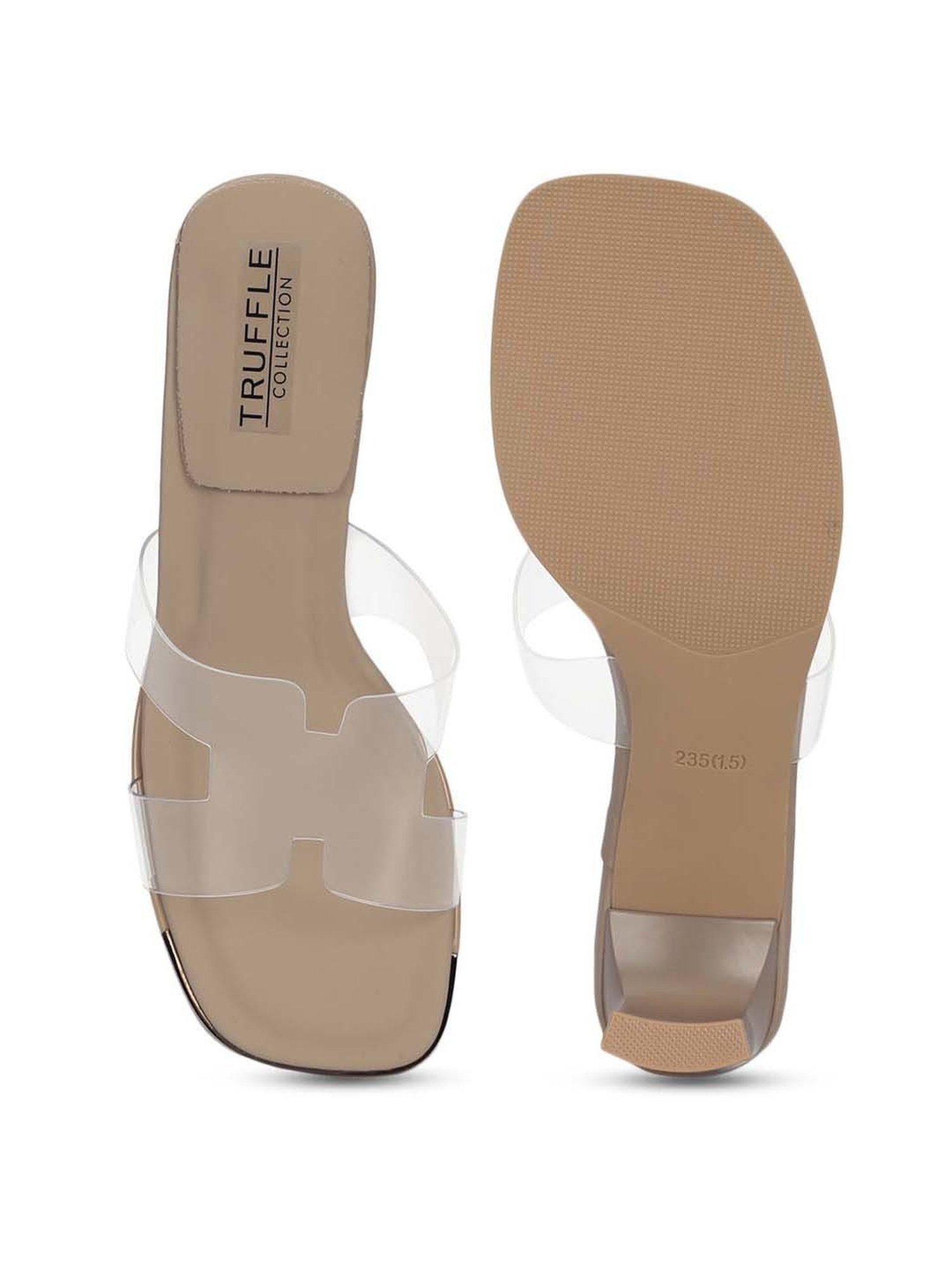 Truffle Collection Women's Khaki Casual Sandals