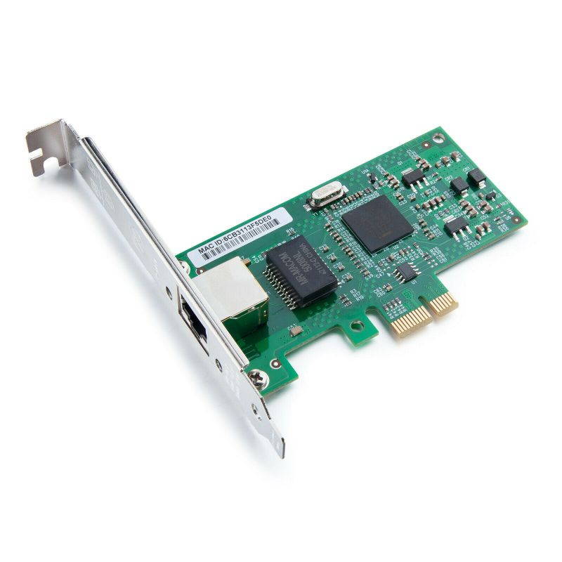 1.25G NIC Network Interface Card single RJ-45 port PCIe1.0 X1 Lanewith Intel(R) 82573 Support Windows Server/FreeBSD/VMware/SLSE
