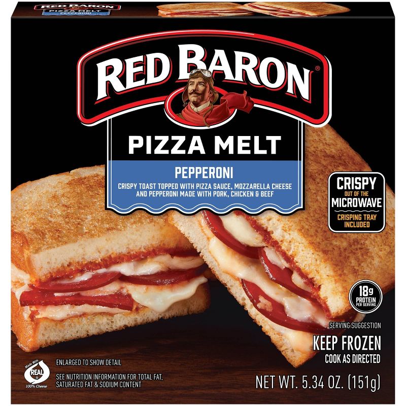 Red Baron Pizza Melts Pepperoni - 5.34oz