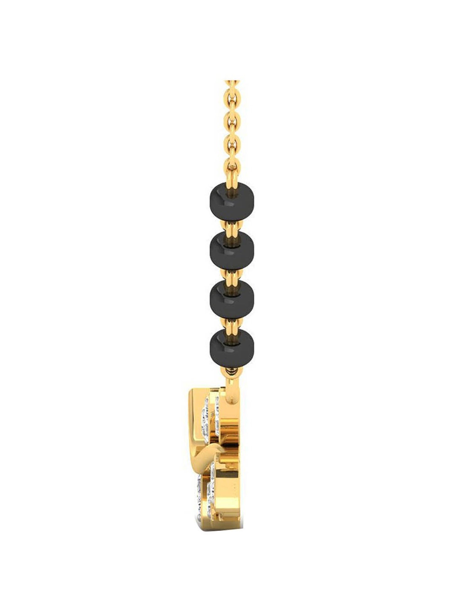Waman Hari Pethe Jewellers 18k Gold & Diamond Mangalsutra for Women