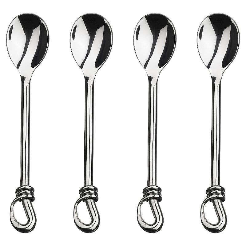 Gourmet Settings 4pc Twist Minispoon Set