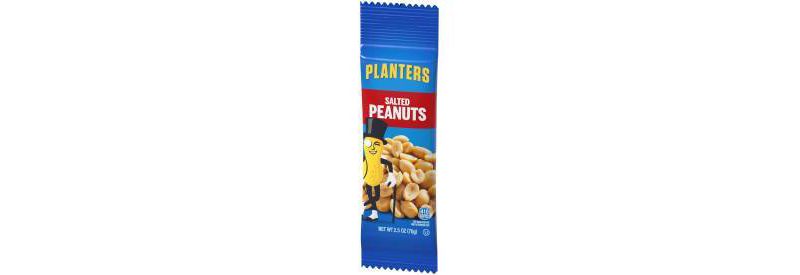 Planters Salted Snack Nuts Tube - 2.5oz