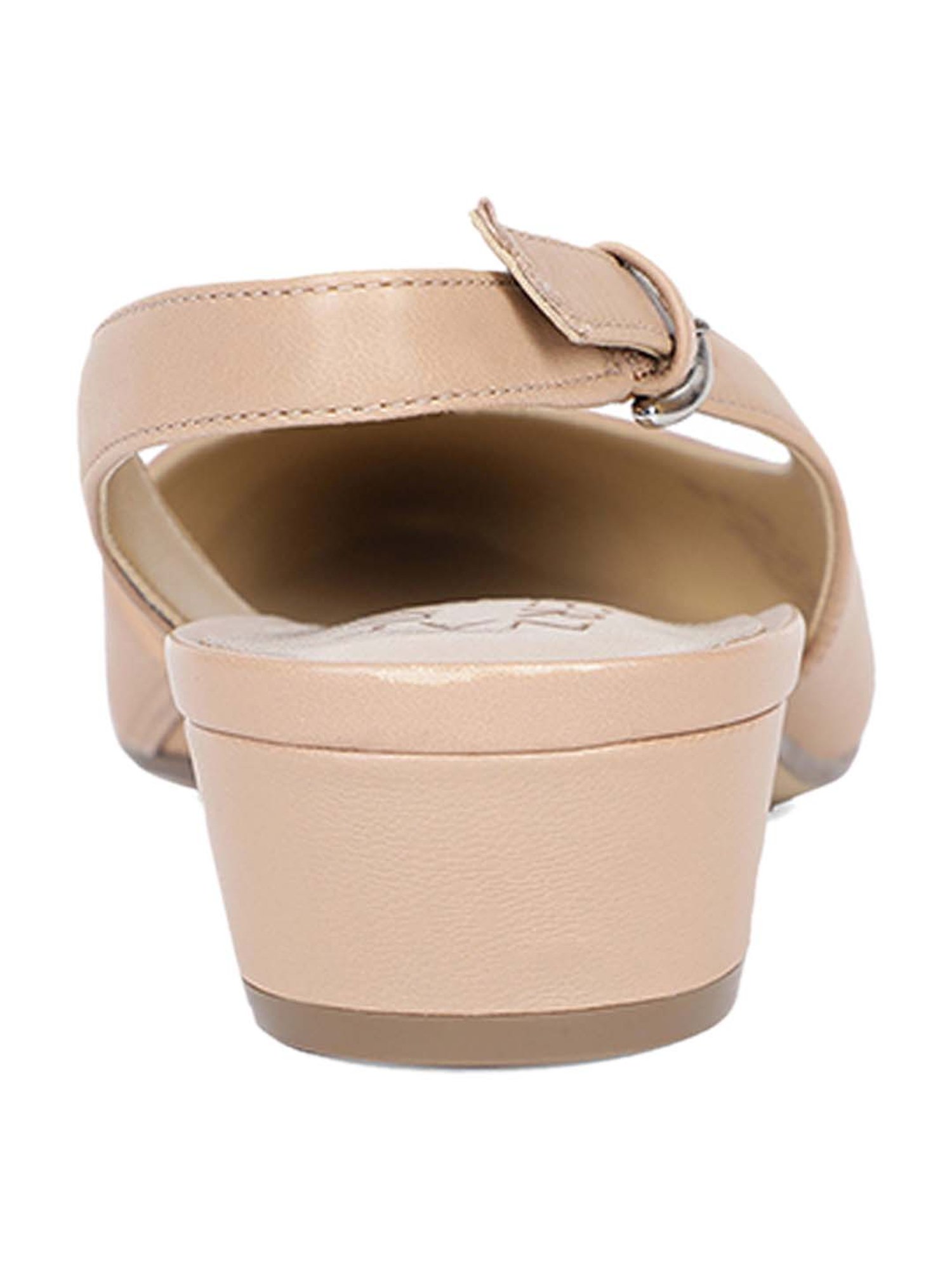 Naturalizer by Bata Women's Beige Back Strap Sandals