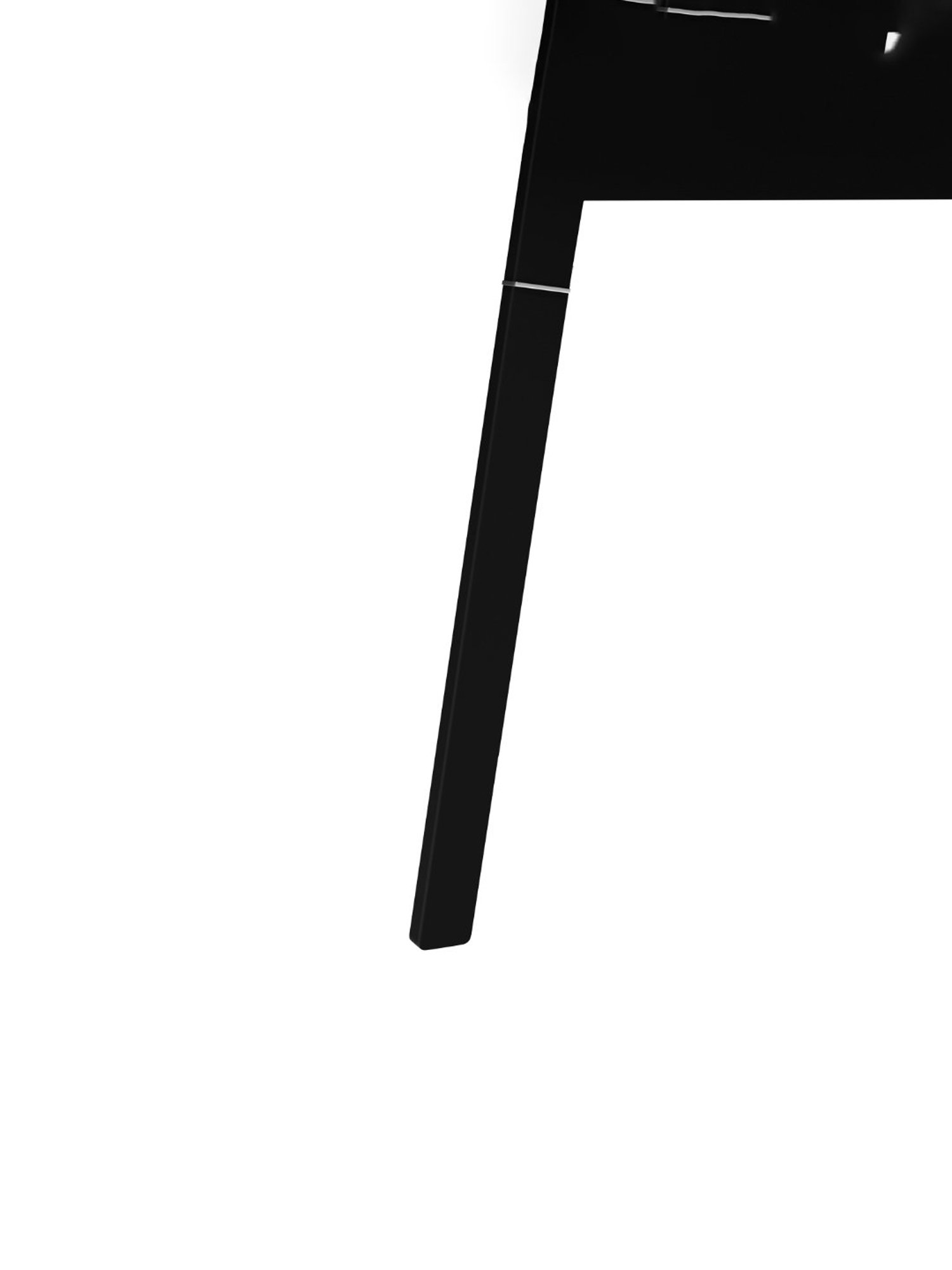 Godrej Interio Aclectic Black Metal 6 Seater Rectangular Dining Table