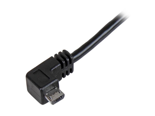 StarTech.com USBAUB50CMLA Micro-USB Charge-and-Sync Cable M/M - Left-Angle Micro-USB - 24 AWG