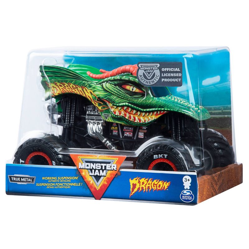 Monster Jam Die Cast Truck - 1:24 Scale - Dragons