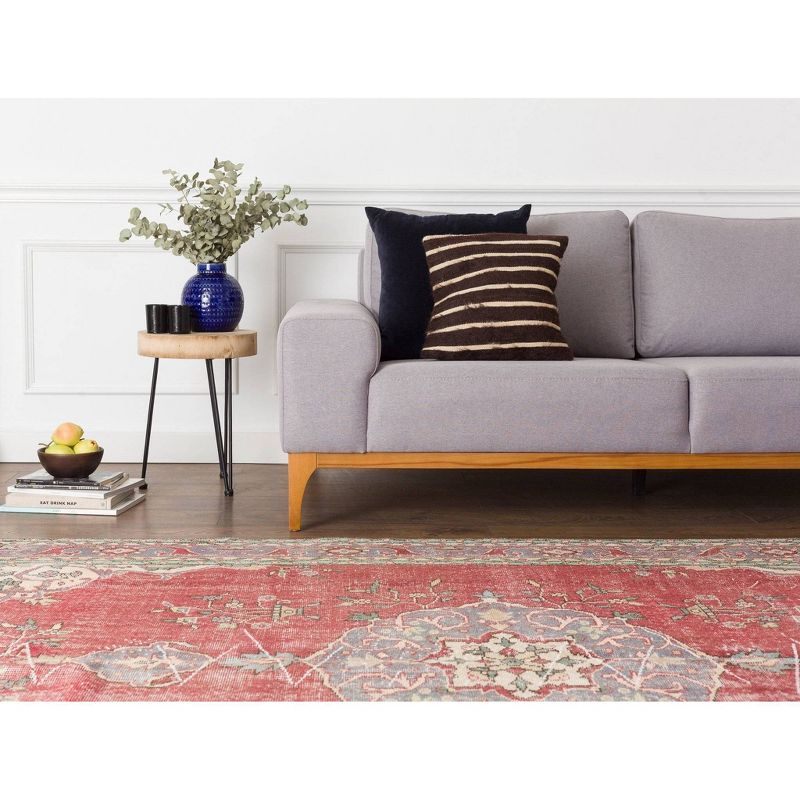 6'3"x9'4" Vintage One-of-a-Kind Mengia Rug Purple - Revival Rugs