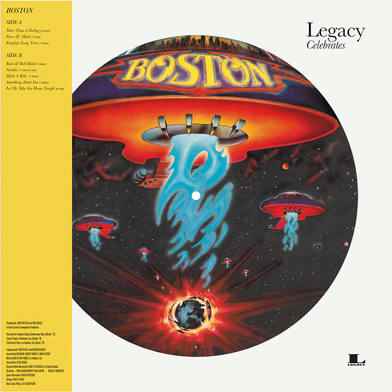 Boston Boston 40th Anniversary Edition 180g LP (Picture Disc) (Vinyl)