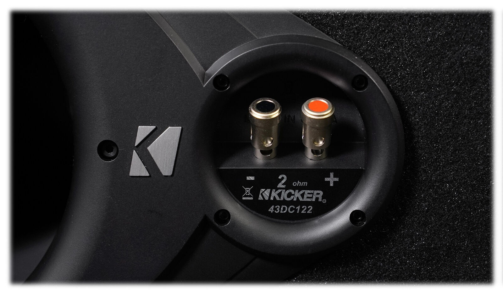 43DC122 Comp Dual 12" Subwoofers+Vented Box+Mono Amplifier+Amp Wire Kit