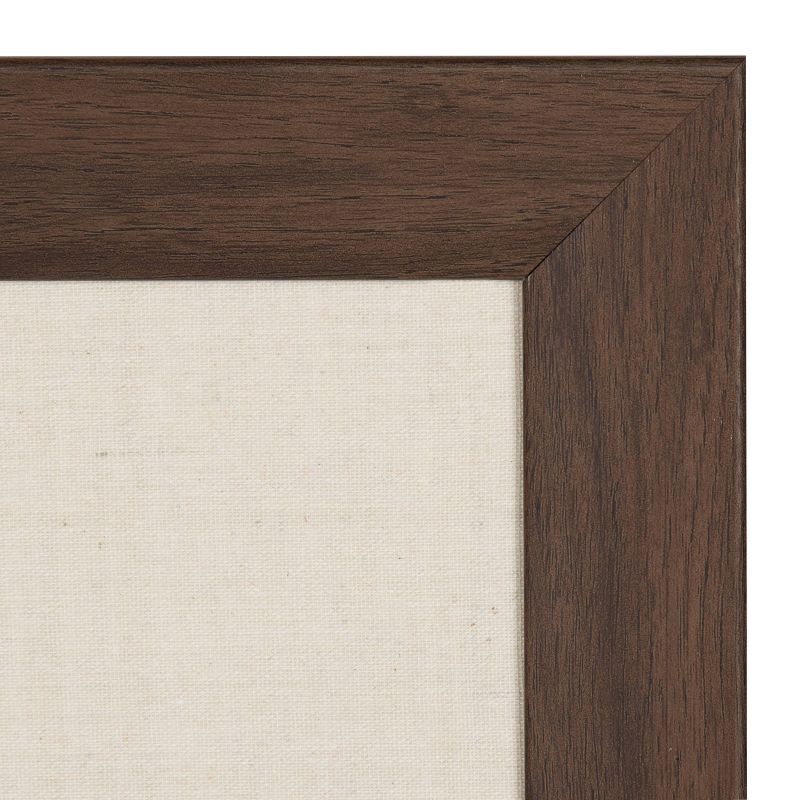 29.5" x 45.5" Beatrice Chalkboard Walnut Brown - DesignOvation