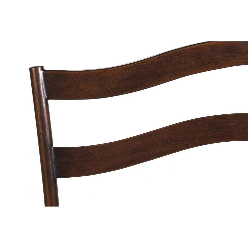 18" Windsor Metal Vanity Bench Burnished Bronze/Beige - Hillsdale Furniture