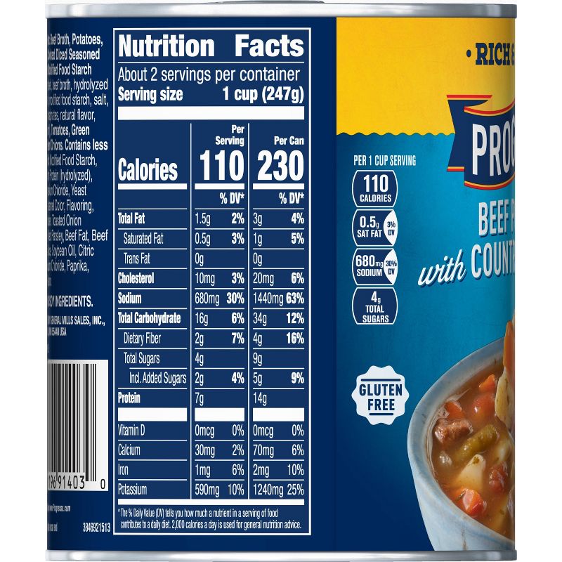 Progresso Rich & Hearty Beef Pot Roast with Country Vegetables Soup 18.5oz