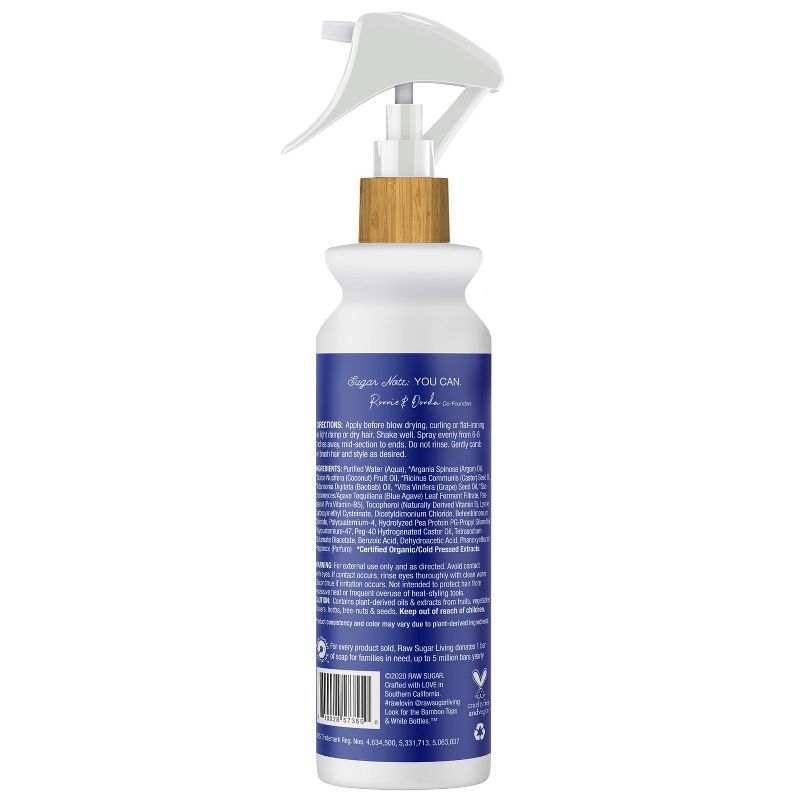 Raw Sugar Coconut Milk and Blue Agave Multi-Miracle Leave-in Heat Protectant & Conditioner - 6 fl oz