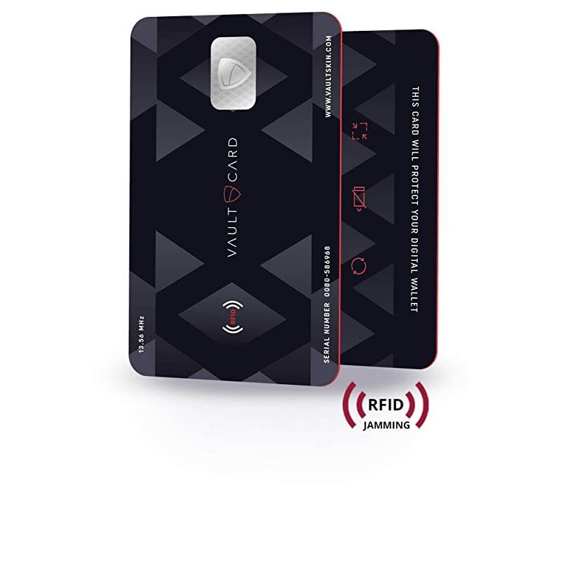 RFID Blocking & Jamming Credit & Debit Card Protection for Your Wallet and Passport/NFC Jamming Card, Protects Several Cards at The Same time