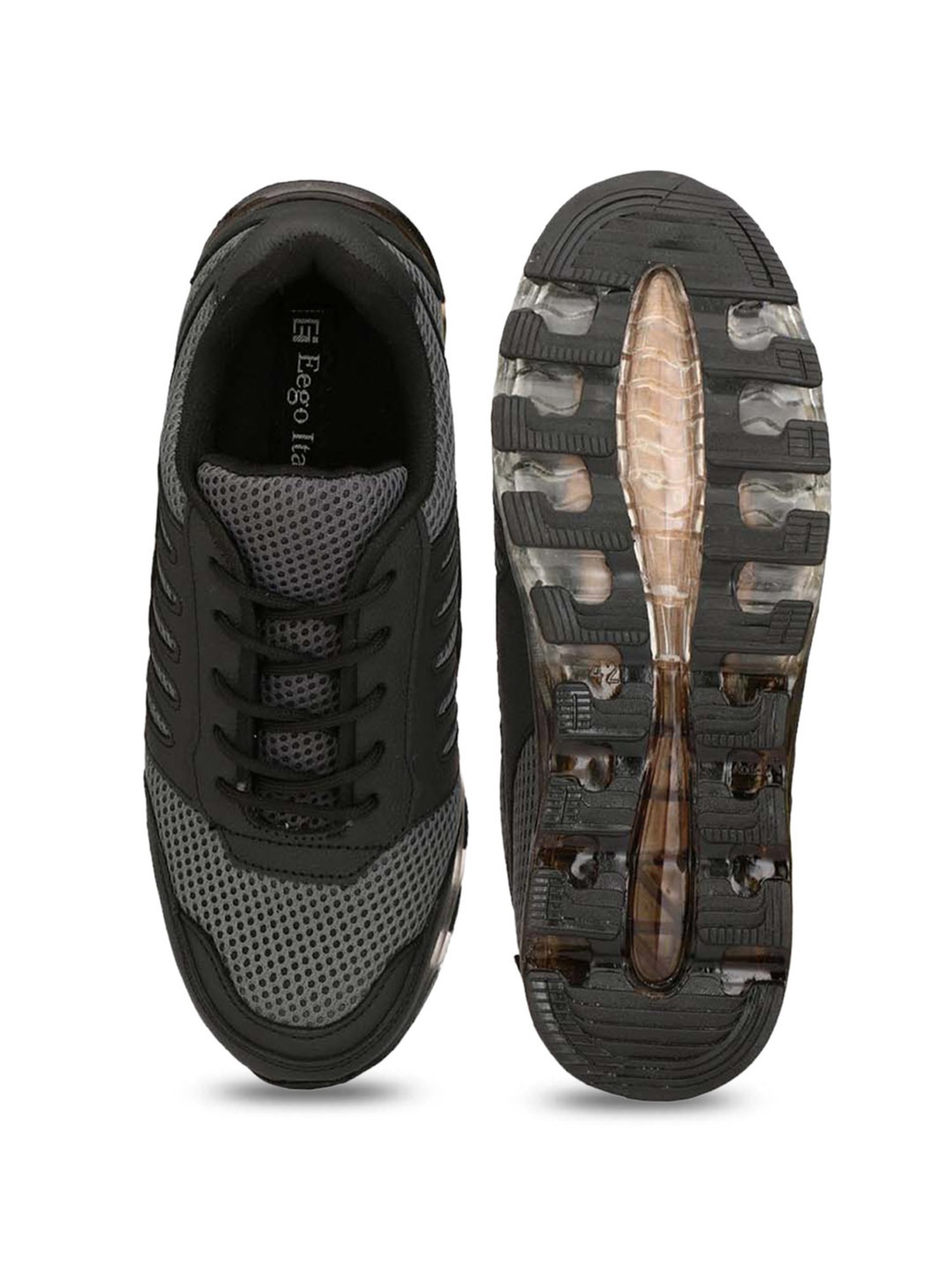 Eego Italy Men's Black Running Shoes