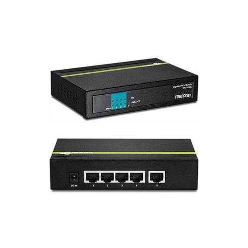 TRENDnet TPE-TG50G 5PORT GIGABIT POE SWITCH 10GBPS SWITCHING CAPACITY