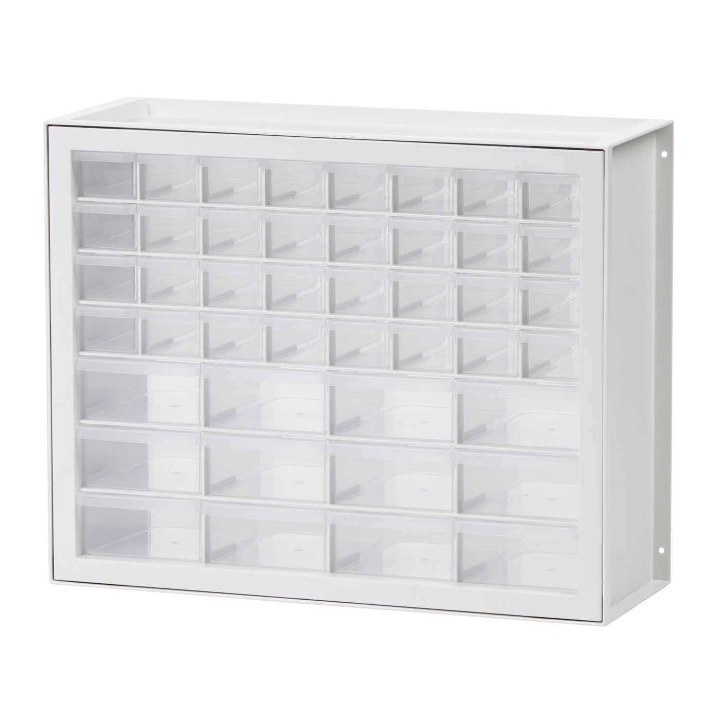 IRIS 44 Drawer Parts Cabinet, 1 Pack, White