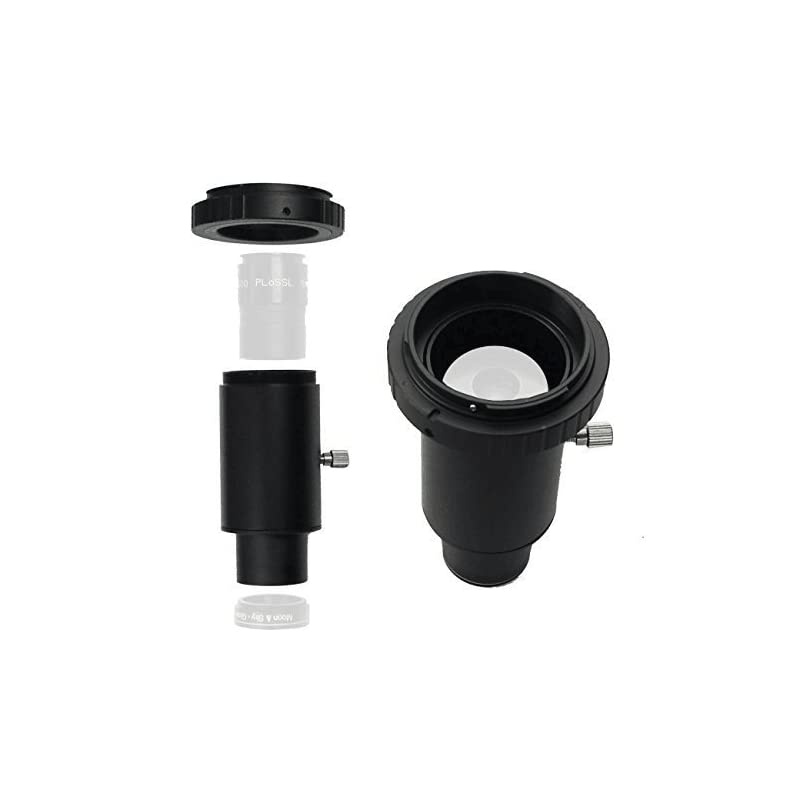 125 Inch Telescope Camera Adapter with TRing for Canon to Take Photos