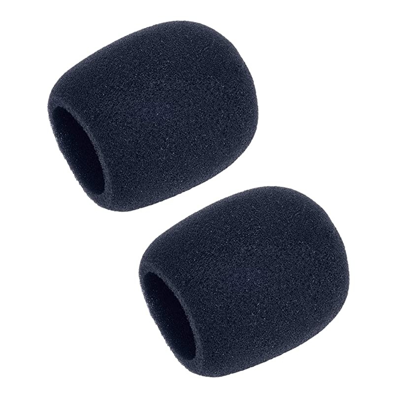 Mic Foam Cover Windscreen Pop Filter Compatible with Blue Yeti, Blue Yeti Pro Condenser Microphone, 2 Pack