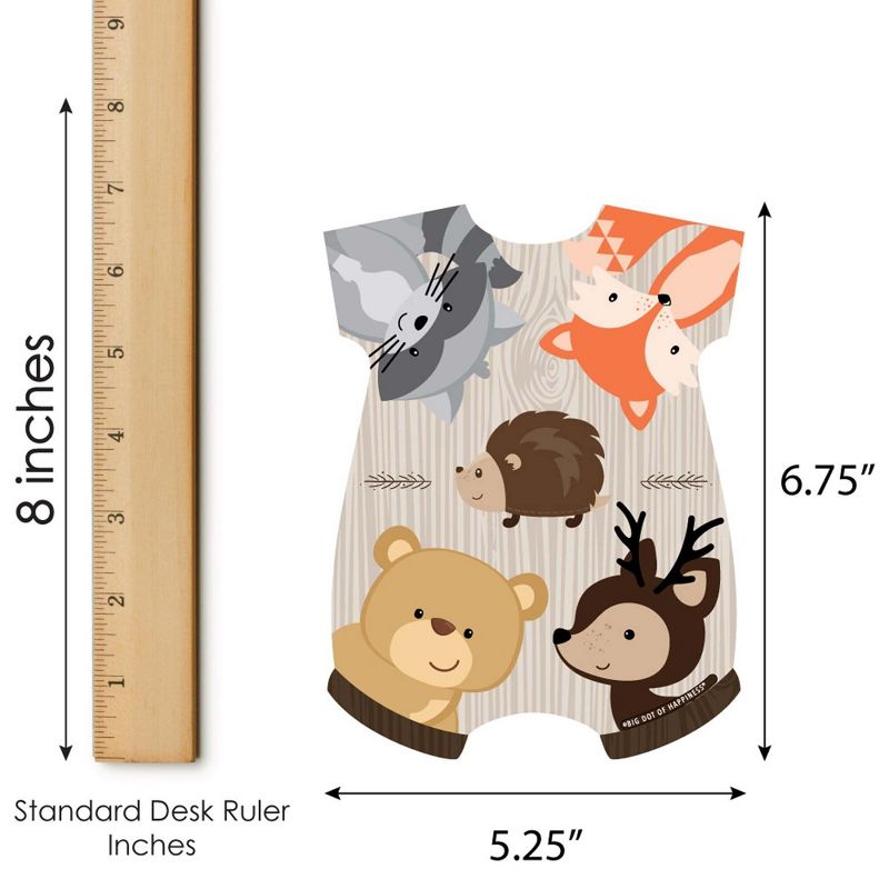 Big Dot of Happiness Noah's Ark - Cupcake Decoration - Baby Shower Cupcake Wrappers and Treat Picks Kit - Set of 24