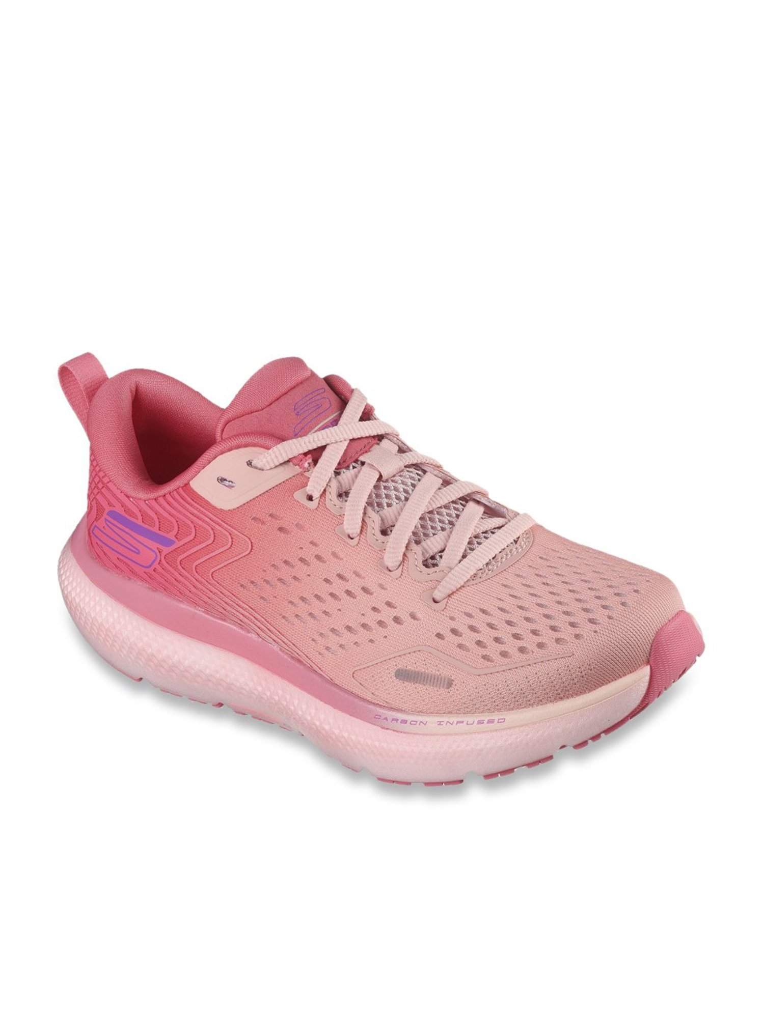 Skechers Women's GO RUN RIDE 11 Pink Running Shoes