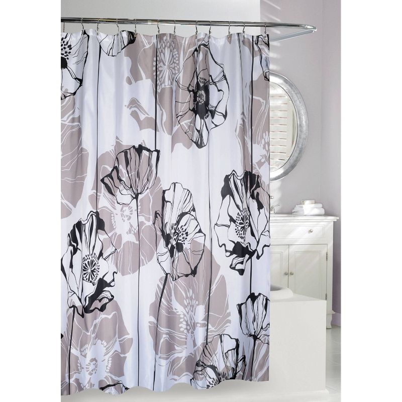 Fabulous Shower Curtain Black/Taupe - Moda at Home