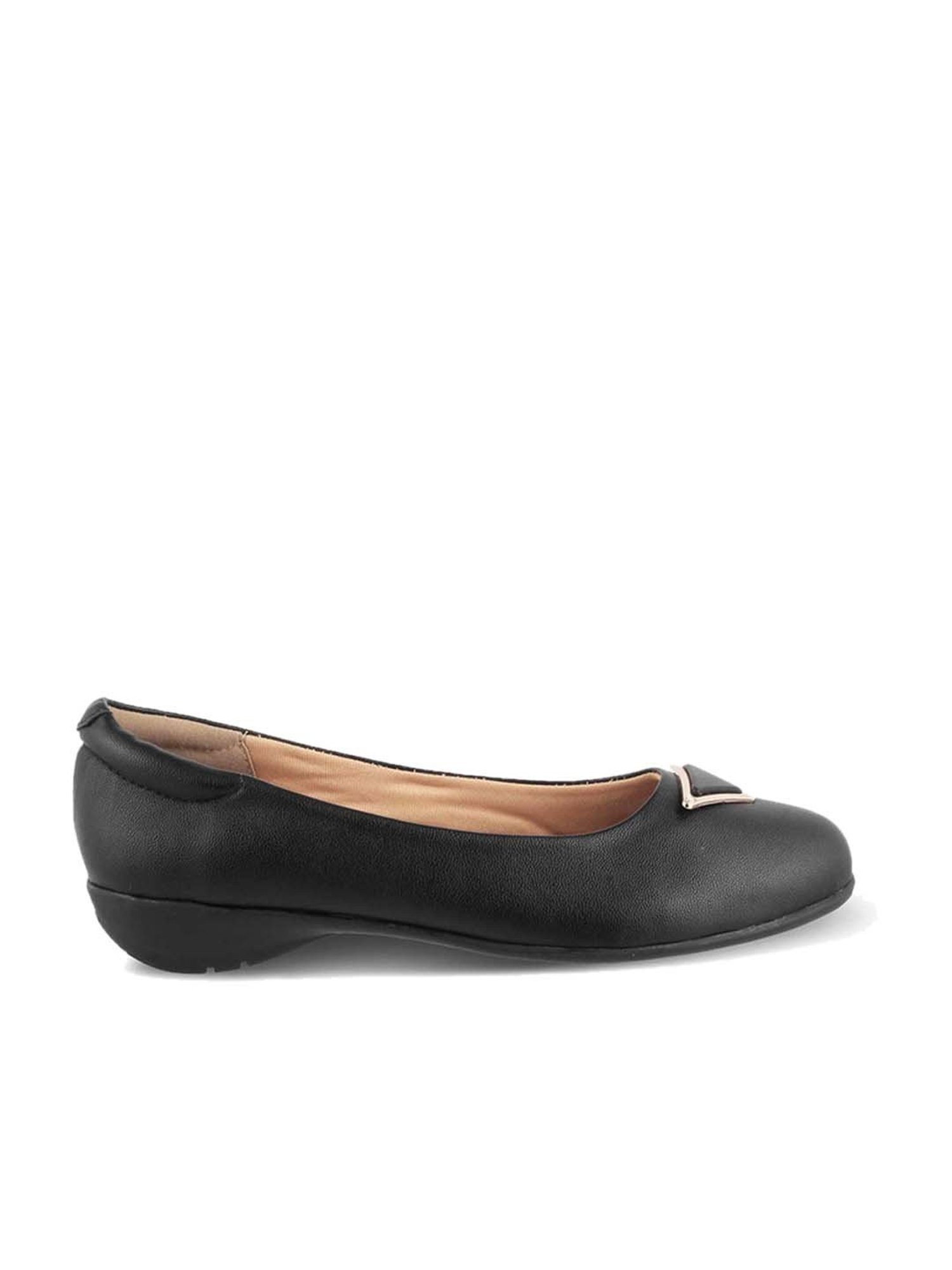 Tresmode Women's Black Flat Ballets