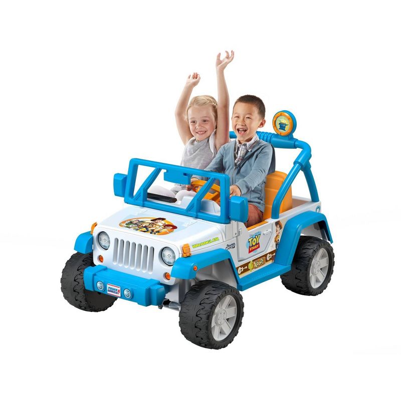 Power Wheels 12V Disney Pixar Toy Story Jeep Wrangler Powered Ride-On