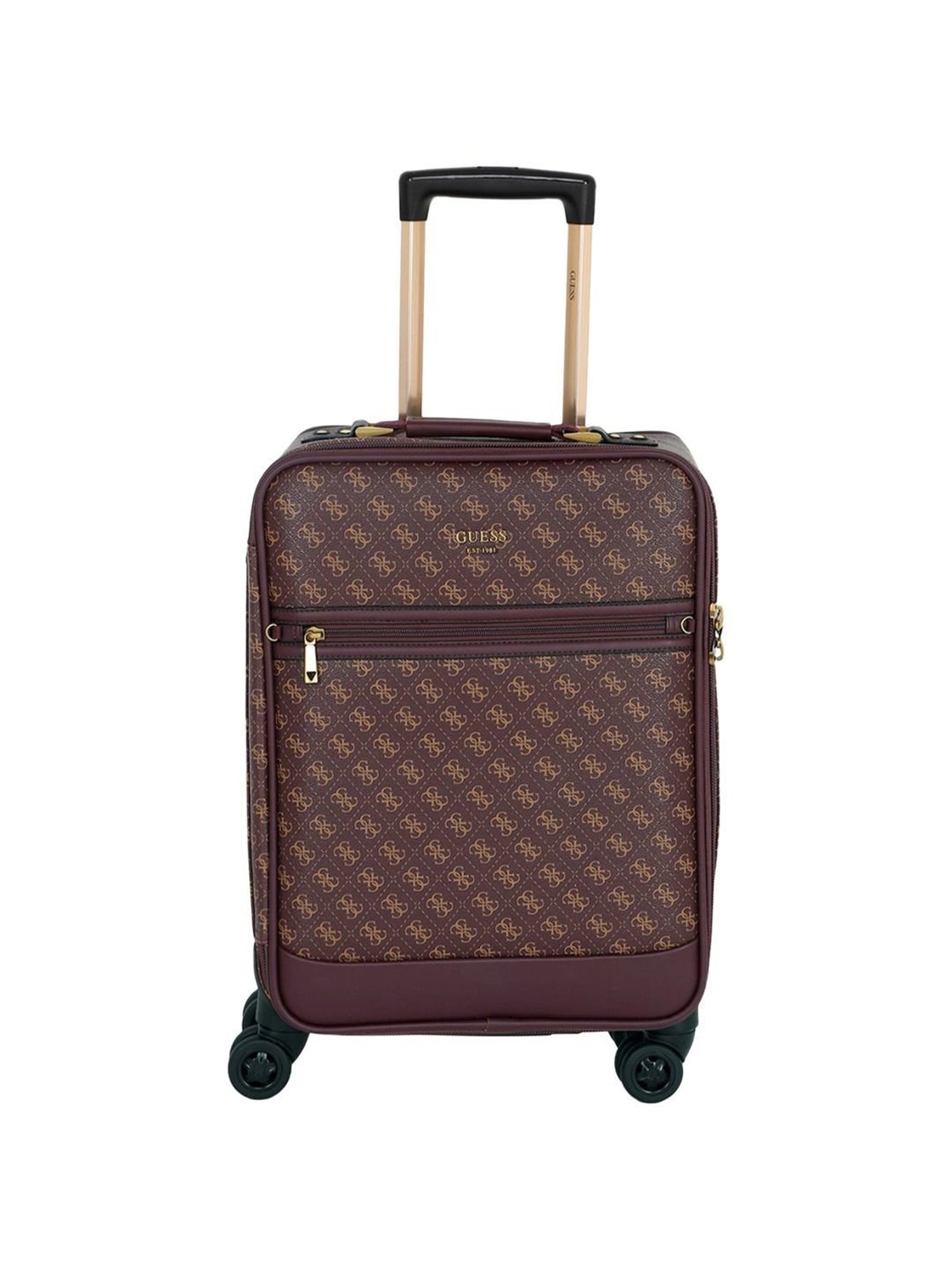 Guess Pinot Noir 8 wheels Small Soft Cabin Trolley Bag