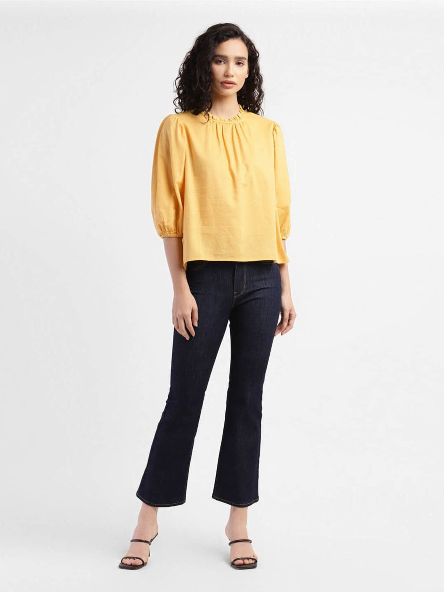 Levi's Yellow Cotton Top
