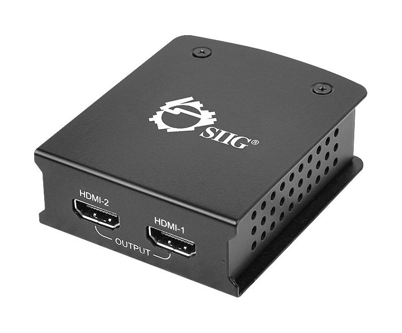 SIIG DisplayPort 1.2 (MST) to Dual HDMI Splitter - DisplayPort - HDMI Out