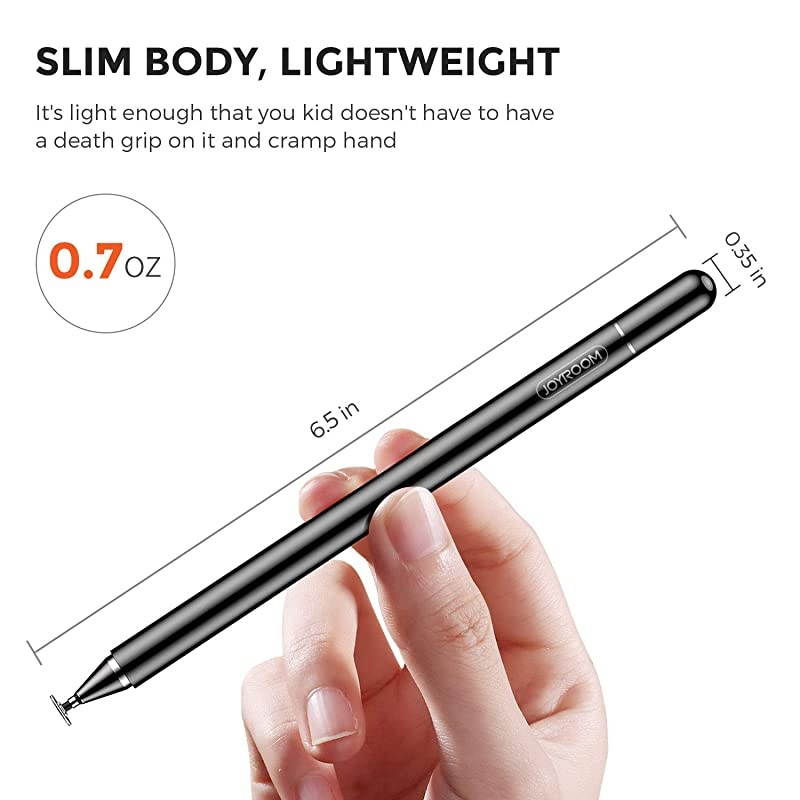 Stylus Pen for iPad Capacitive Pencil for Kid Student Drawing Writing High Sensitivity with Artist GlovePalm Rejection for Touch Screen Devices Tablet Smartphone Black