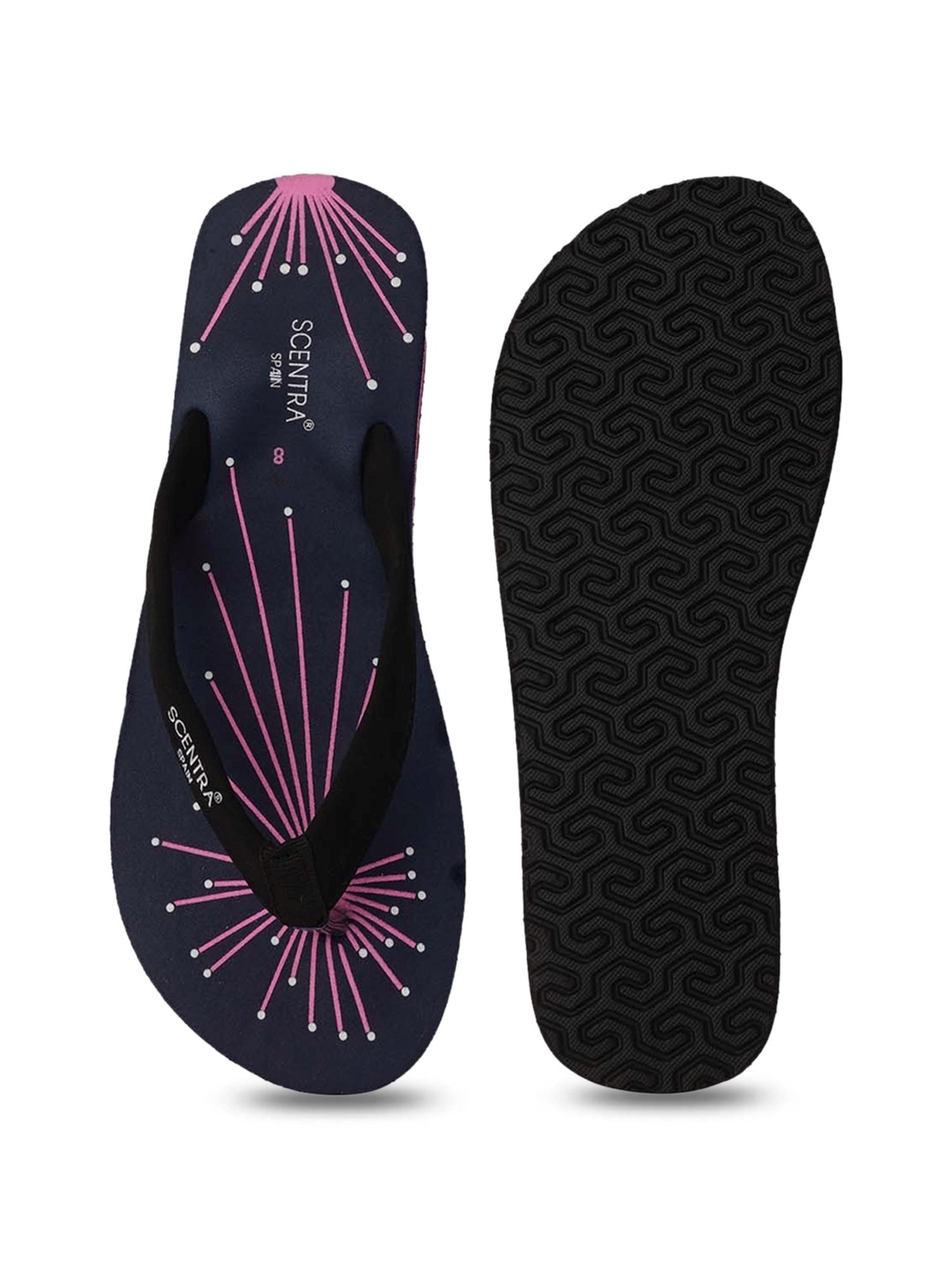 Scentra Women's Pink Flip Flops