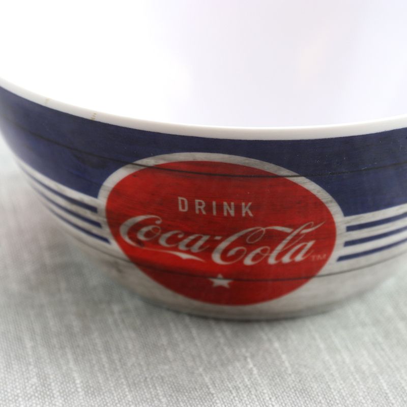 Coca-Cola Americana 12 Piece Melamine Bowl Set in Blue