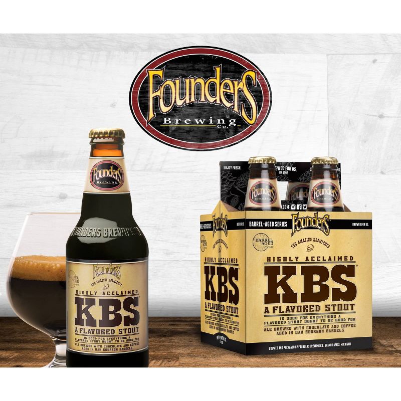 Founders Kentucky Breakfast Stout Beer - 4pk/12 fl oz Bottles