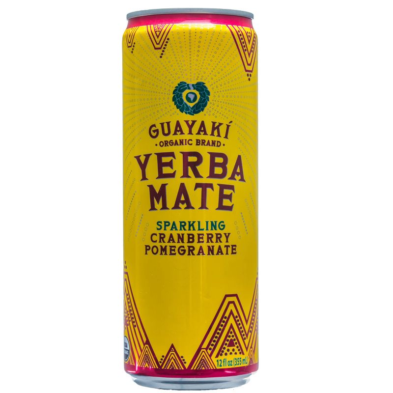 Guayaki Yerba Mate Sparkling Cranberry Pomegranate - 12 fl oz Can