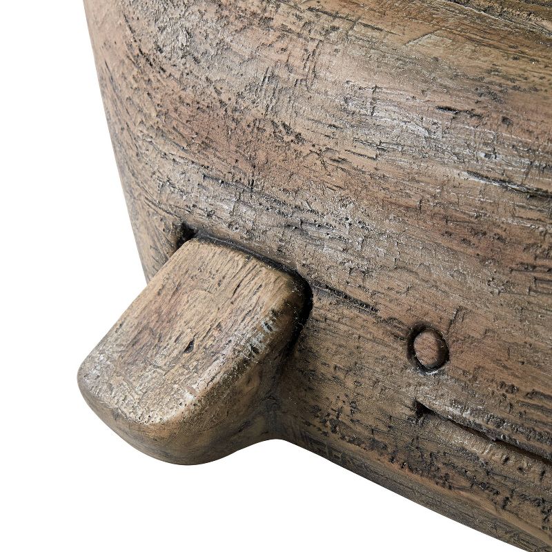 Weldon Whale Side Table Driftwood - Powell Company