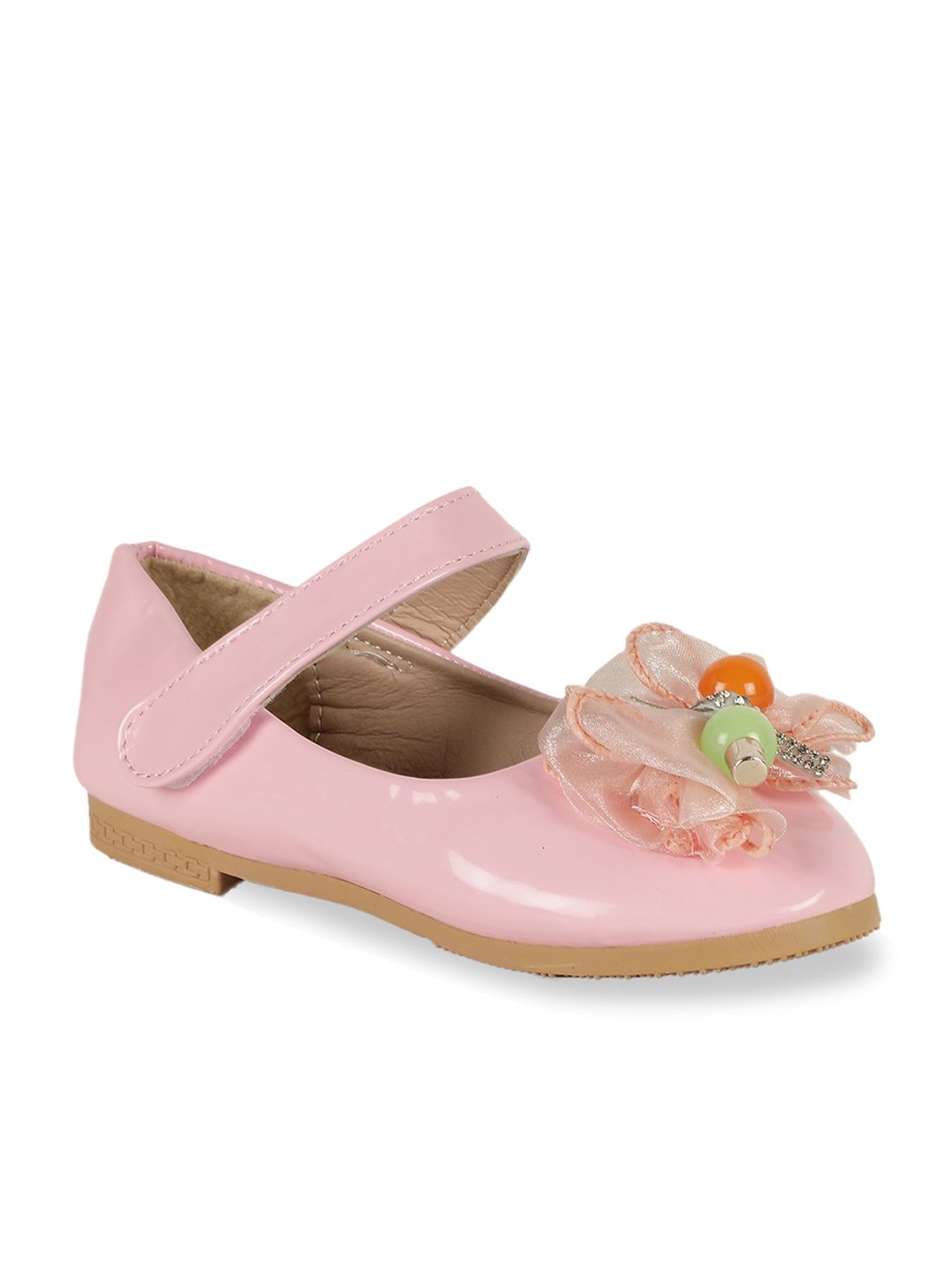 Passion Petals Kids Pink Mary Jane Shoes