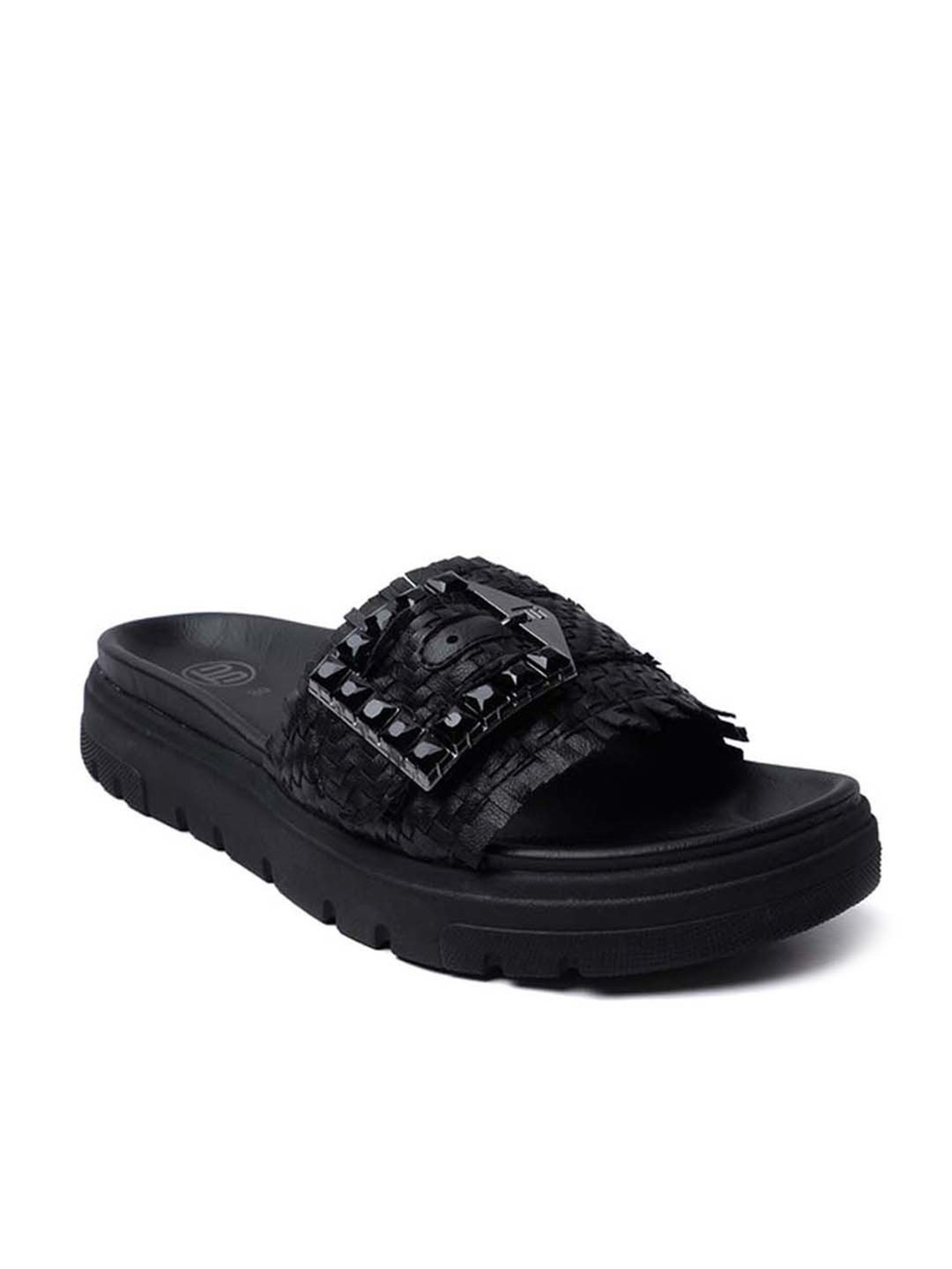 BAGATT Women's Dalia Evo Black Casual Sandals