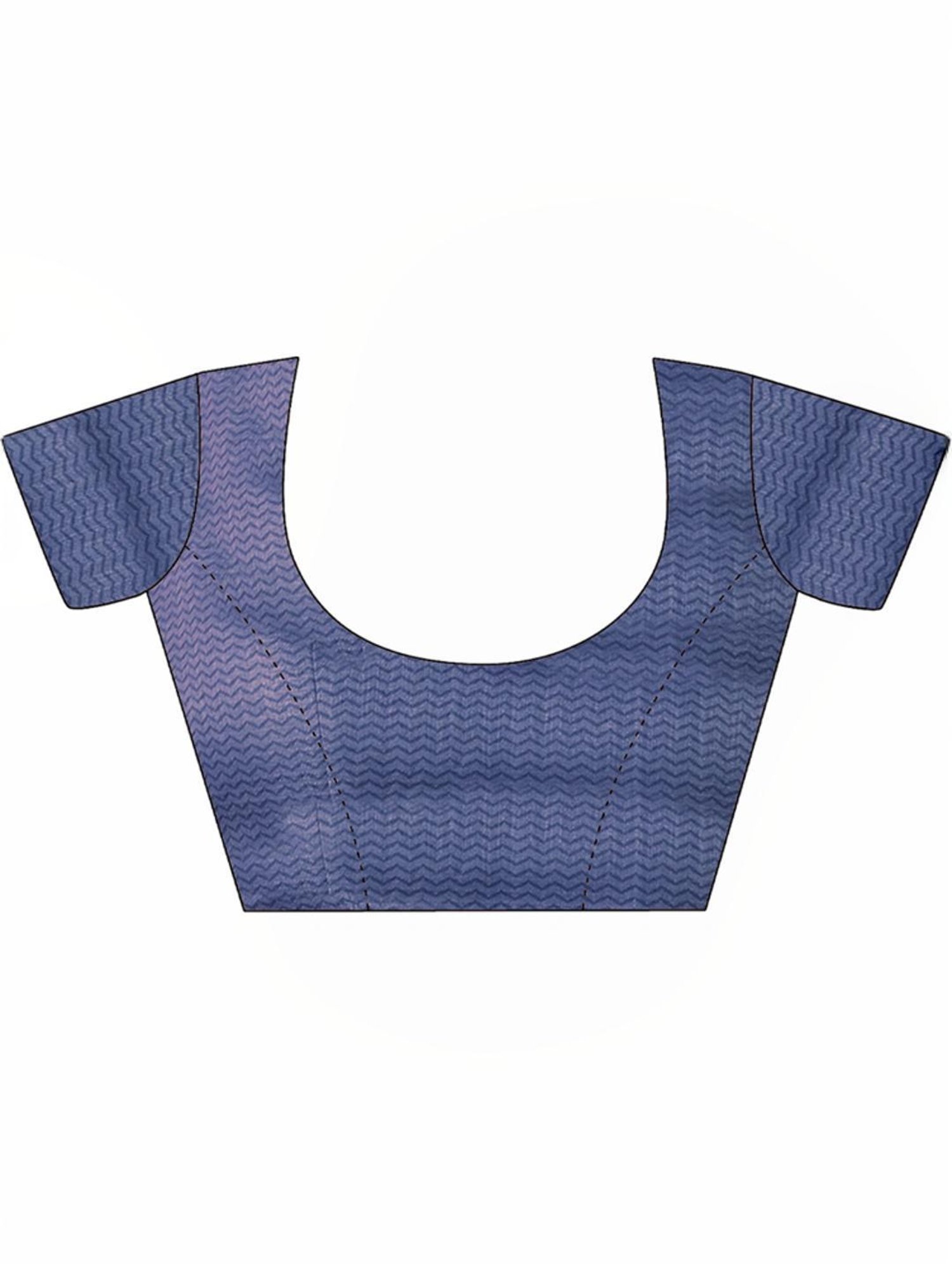 Satrani Grey Printed Saree With Unstitched Blouse