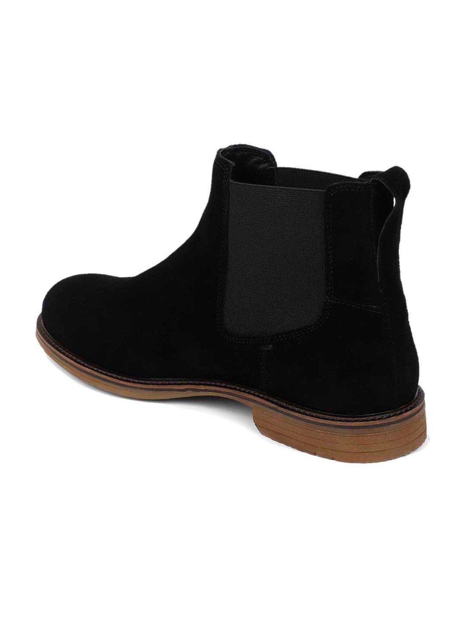 EZOK Men's Black Chelsea Boots
