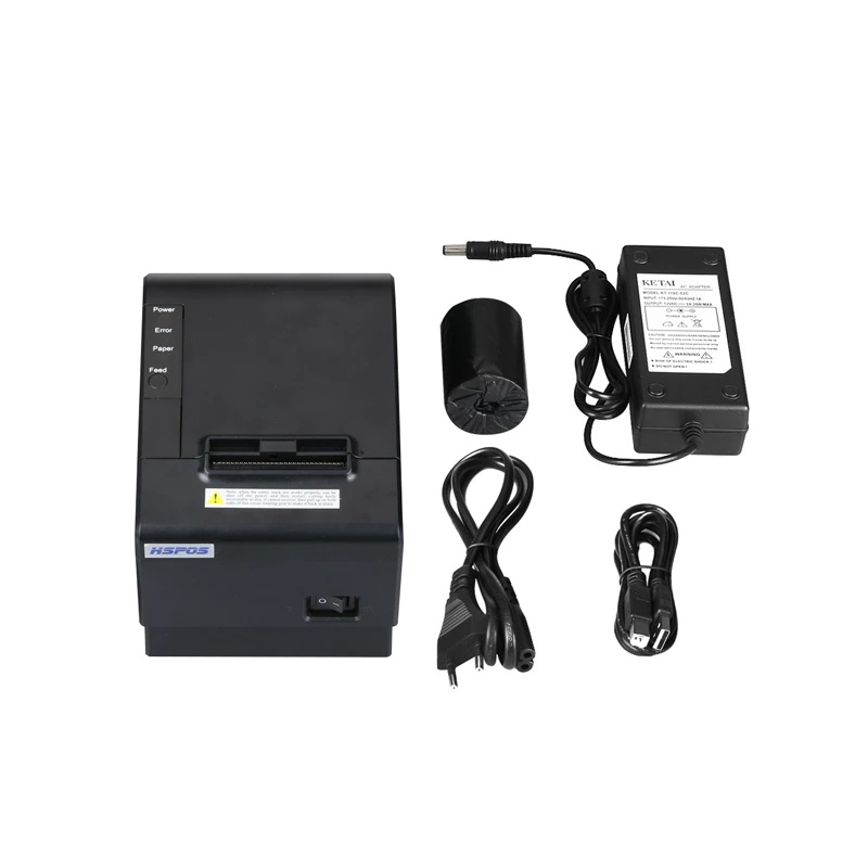 58mm Thermal Receipt Printer Portable Mini Wireless Thermal Printer USB Receipt Bill Ticket POS Printing for iOS Android Windows Compatible with ESC/POS/Star Print Commands Set