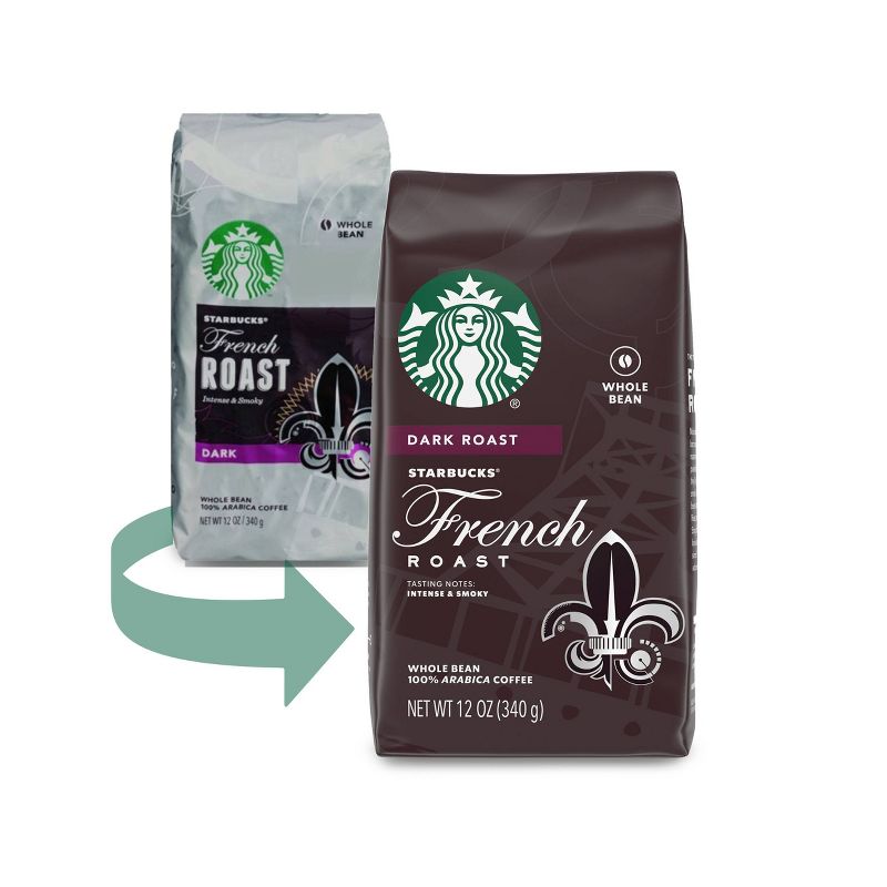 Starbucks French Roast Dark Roast Whole Bean Coffee - 12oz