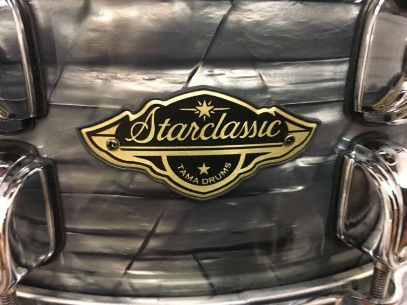 Tama Starclassic Walnut/Birch 14" Dia X 5.5" Deep Snare Drum/Charcoal Onyx