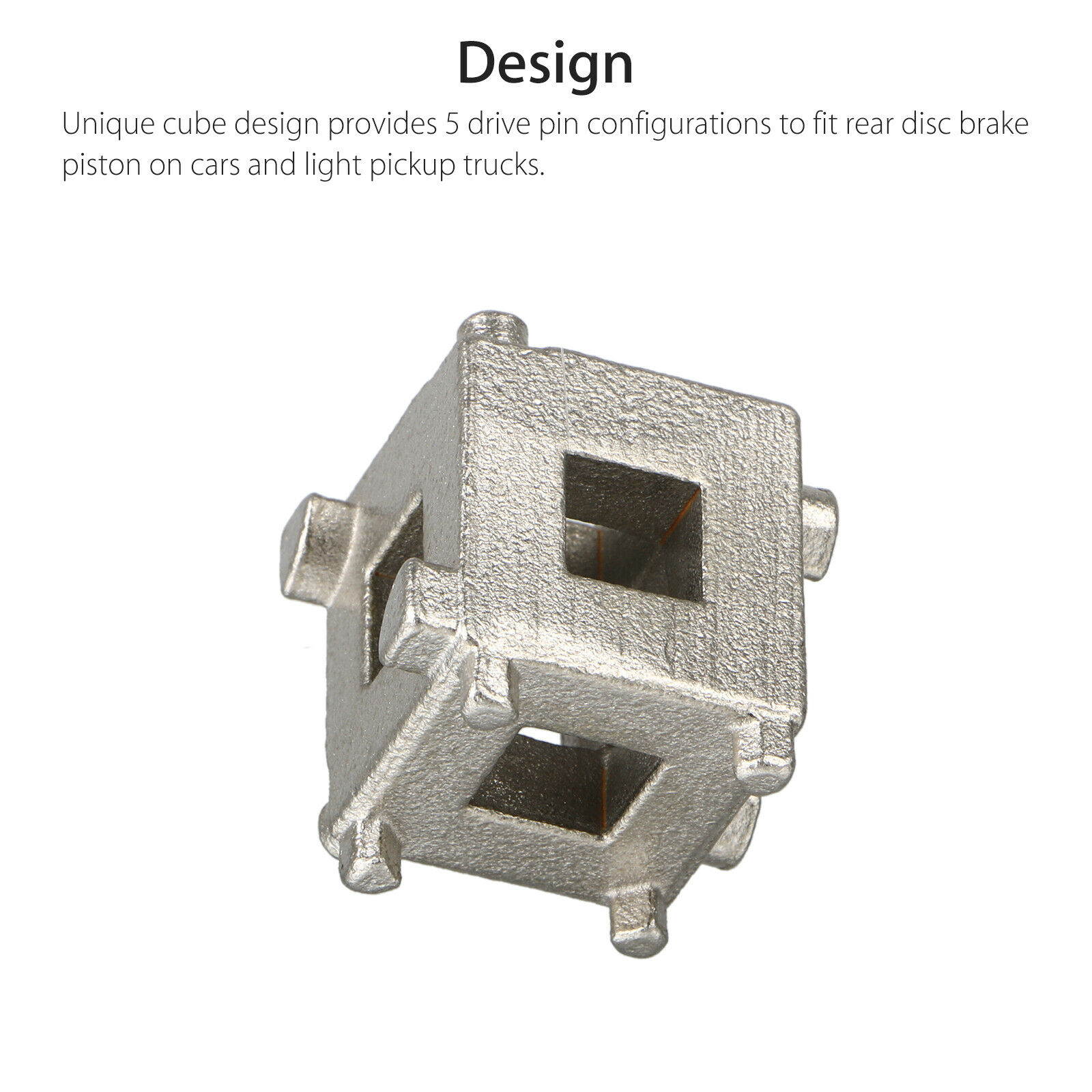Auto Car Vehicle Rear Disc Brake Piston Caliper Wind Back Cube Tool 3/8" Durable
