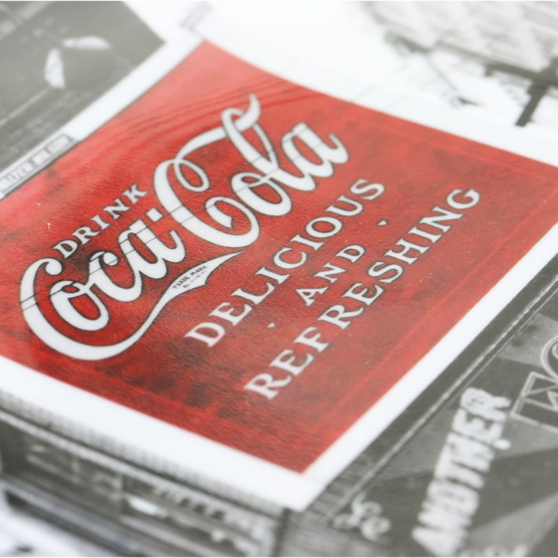 Coca Cola Coke Noir 8.25in Dessert Plate