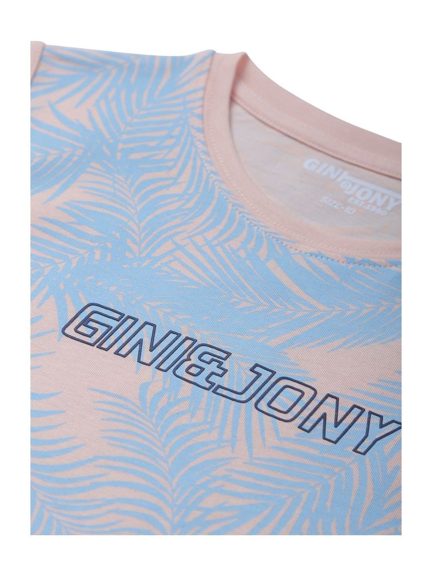 Palm Tree Kids White Printed Vest