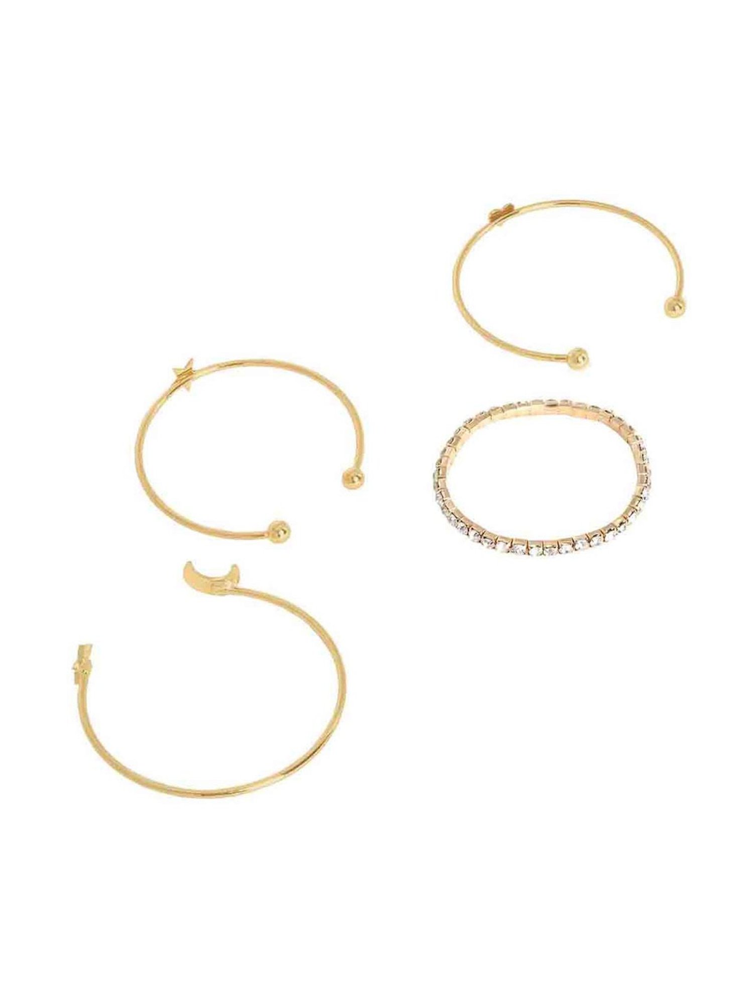 Joker & Witch Magic Trick Golden Bracelet - Set of 4