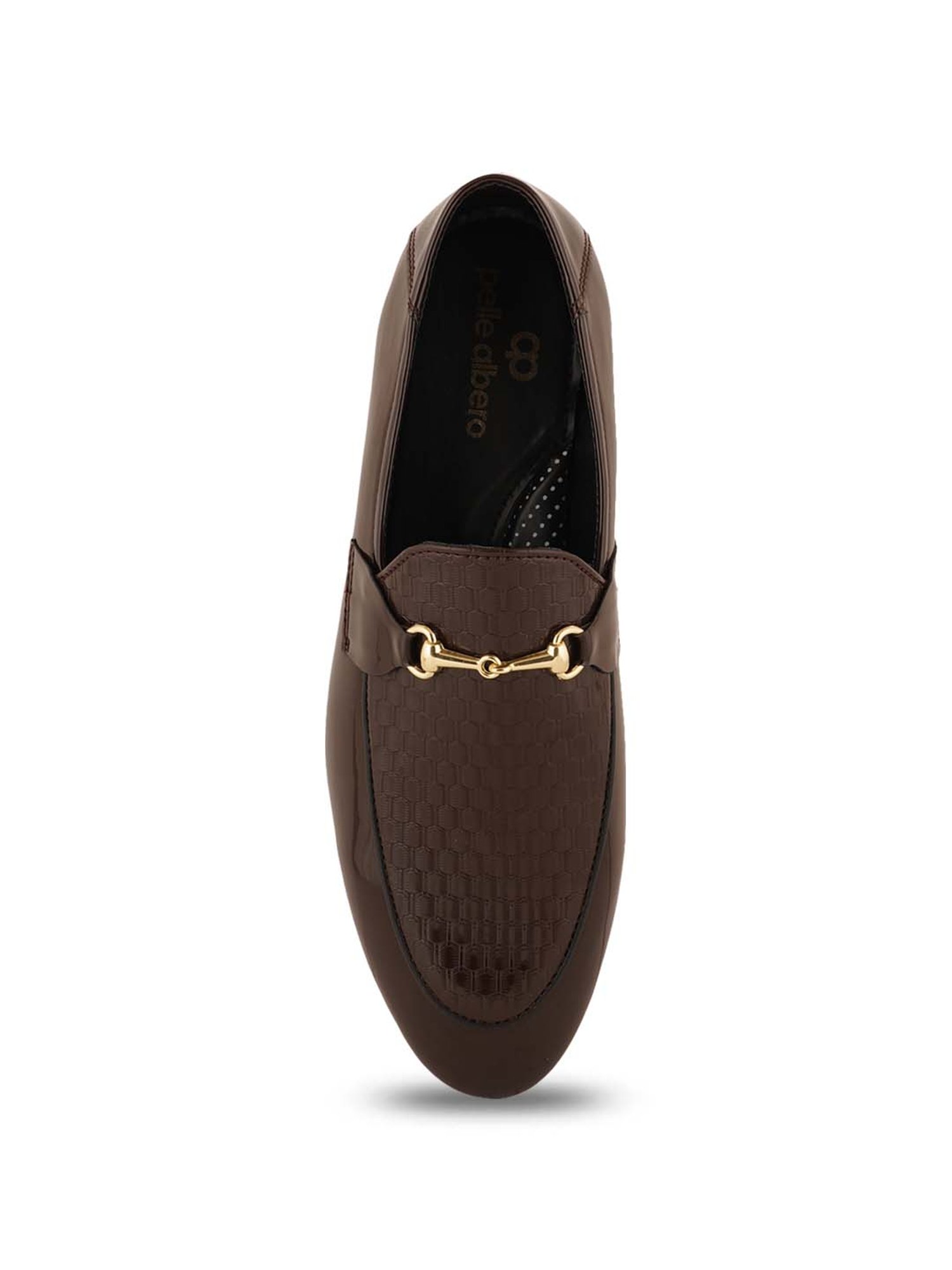 Pelle Albero Men's Brown Formal Loafers